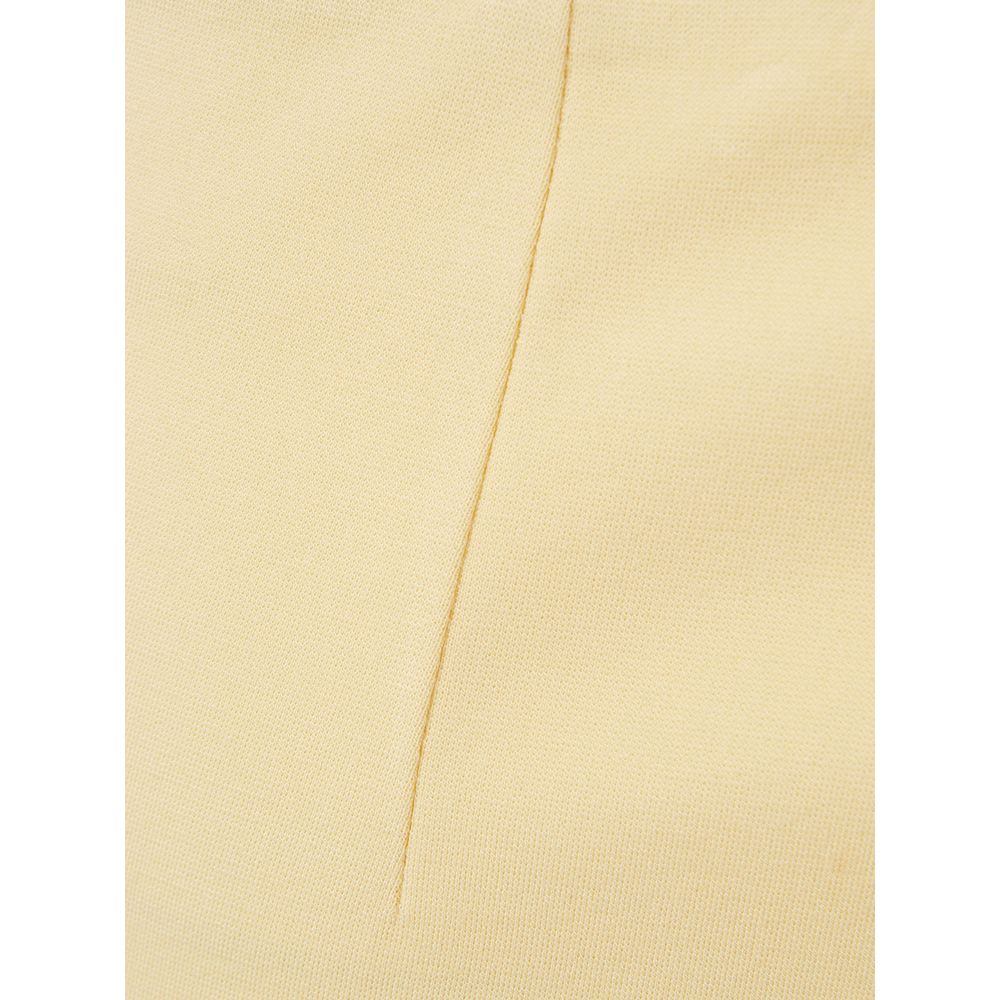 Elegant Yellow Viscose Skirt for Women - ventzia