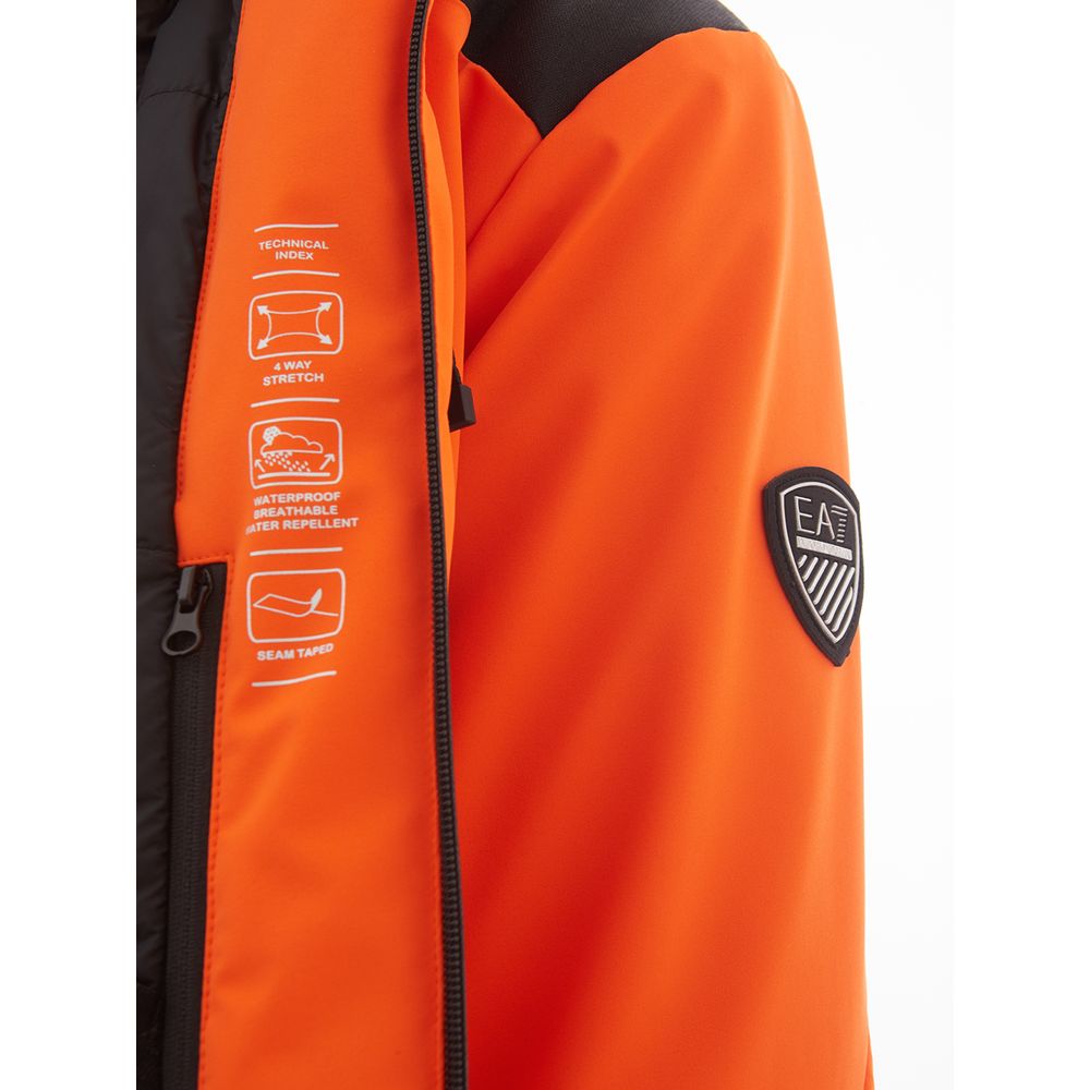 Radiant Orange EA7 Lightweight Jacket - ventzia