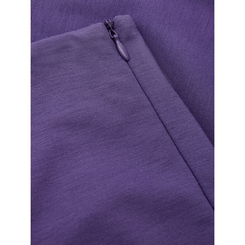 Elegant Purple Viscose Pants - ventzia