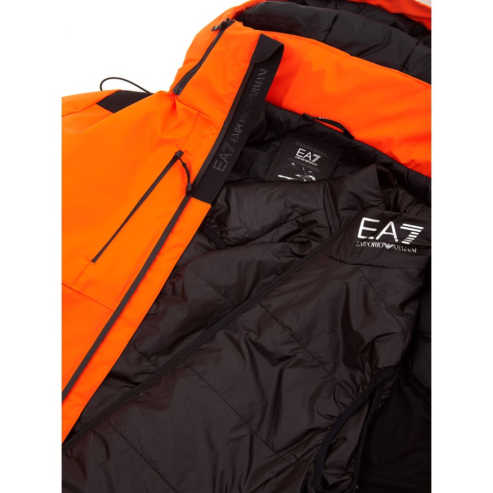 Radiant Orange EA7 Lightweight Jacket - ventzia