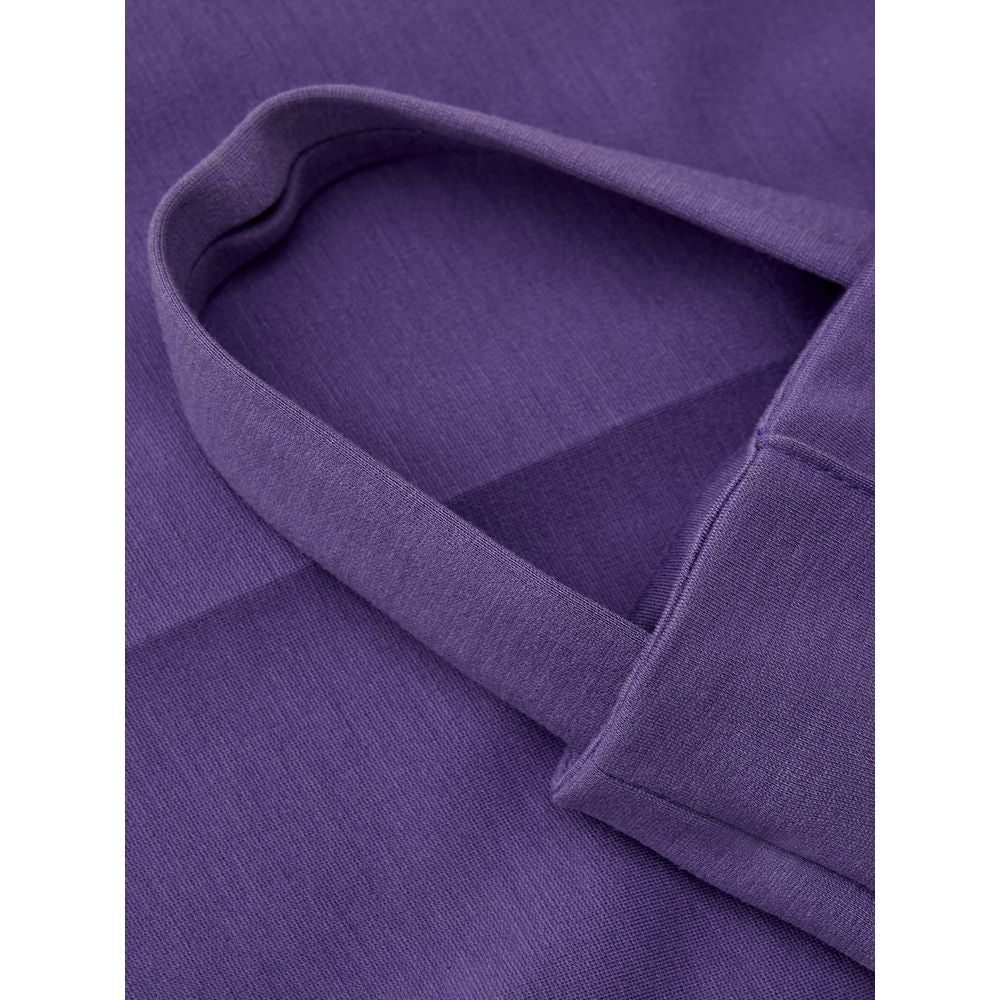 Elegant Purple Viscose Pants - ventzia