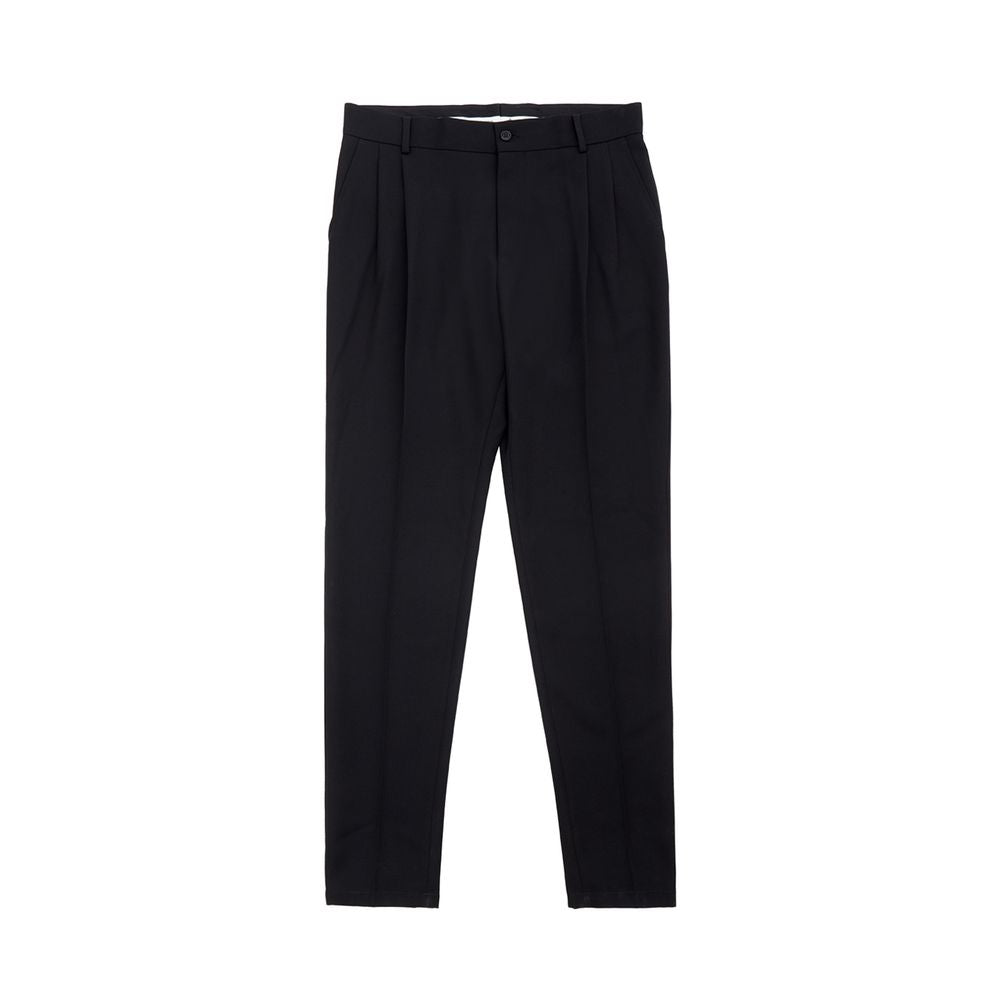 Elegant Polyester Black Pants for Men - ventzia
