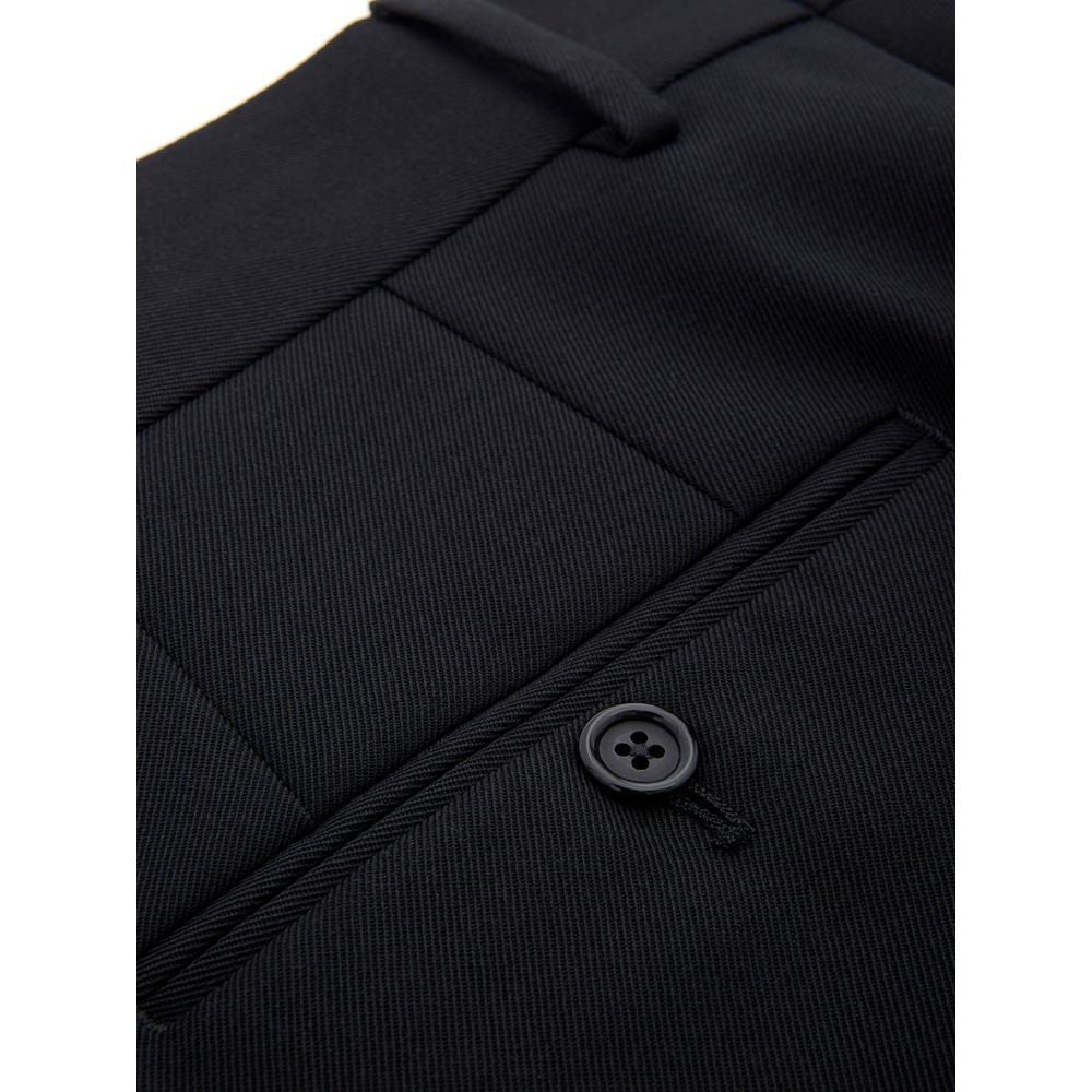 Elegant Polyester Black Pants for Men - ventzia