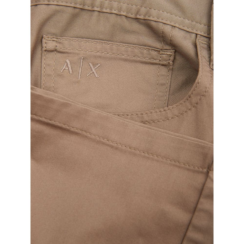 Brown Cotton Pant