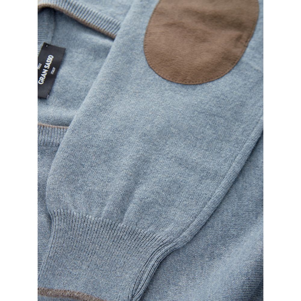 Elegant Cashmere Sweater in Chic Gray - ventzia