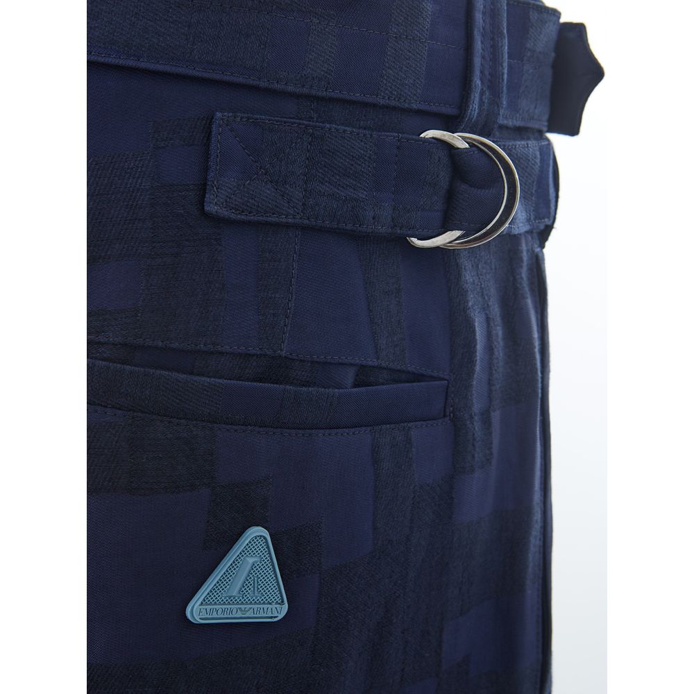 Blue Linen Pant
