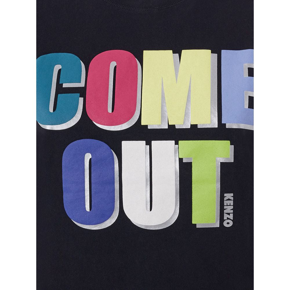 Elegant Cotton Tee in Timeless Black - ventzia