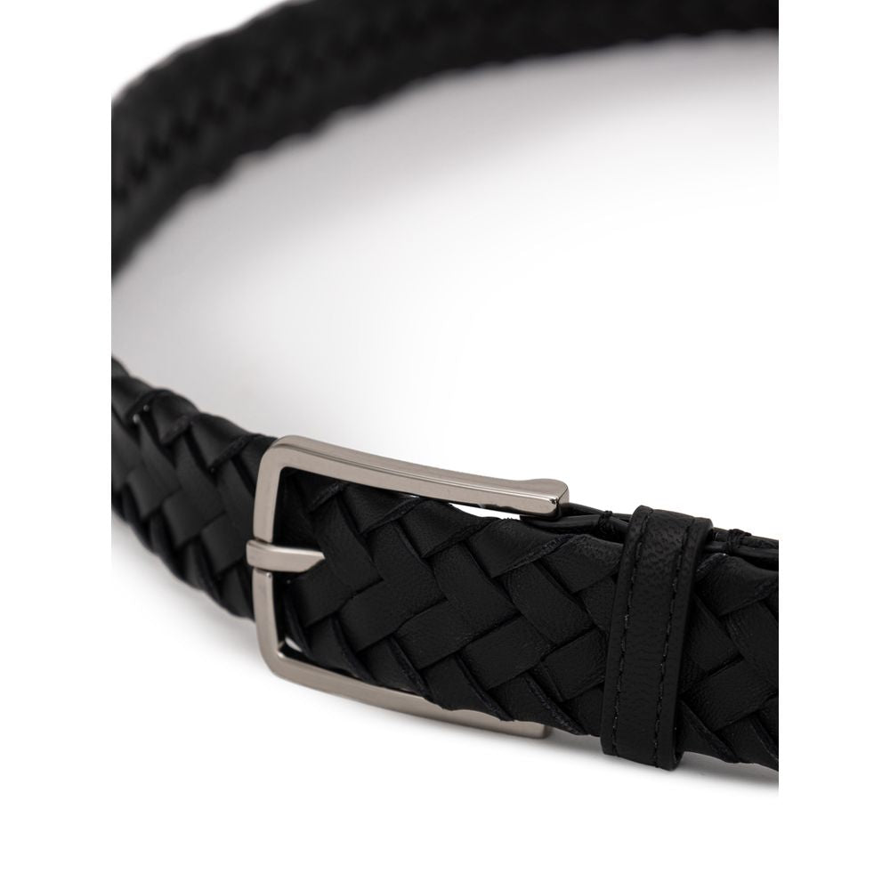 Black Leather Belt - ventzia