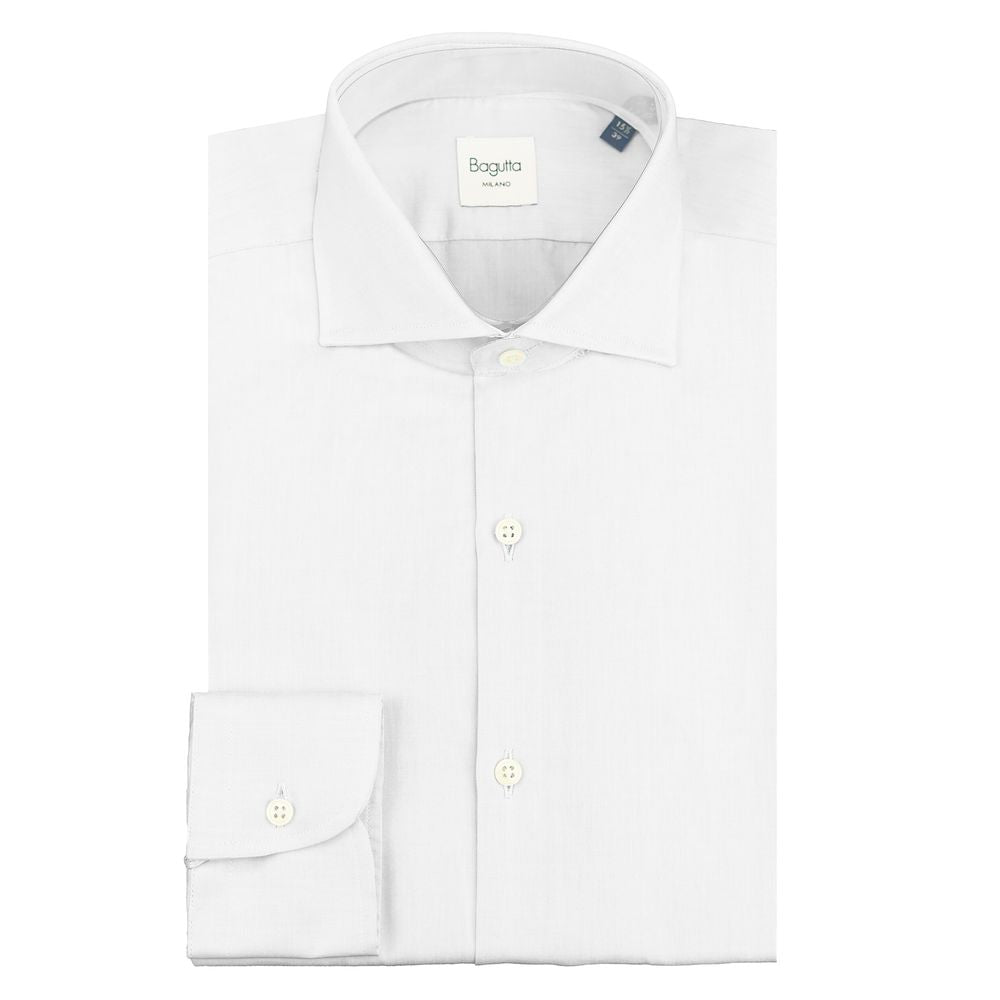 White Cotton Shirt - ventzia