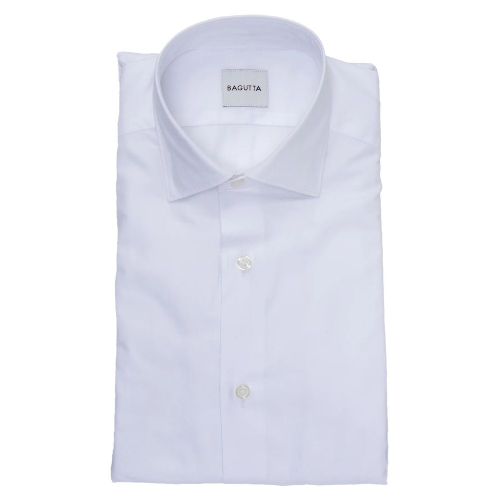 White Cotton Shirt - ventzia