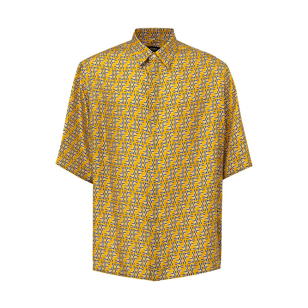Yellow Silk Shortsleeve - ventzia