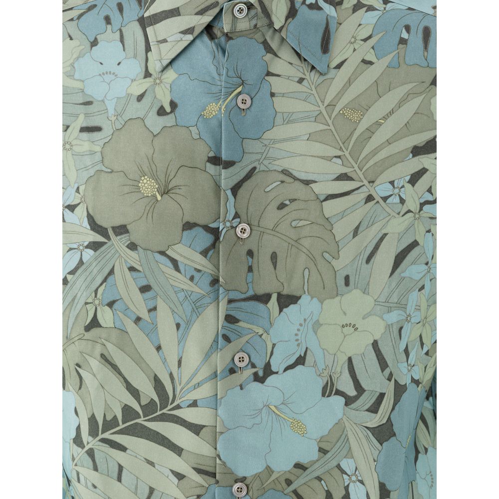 Blue Lyocell Shirt - ventzia