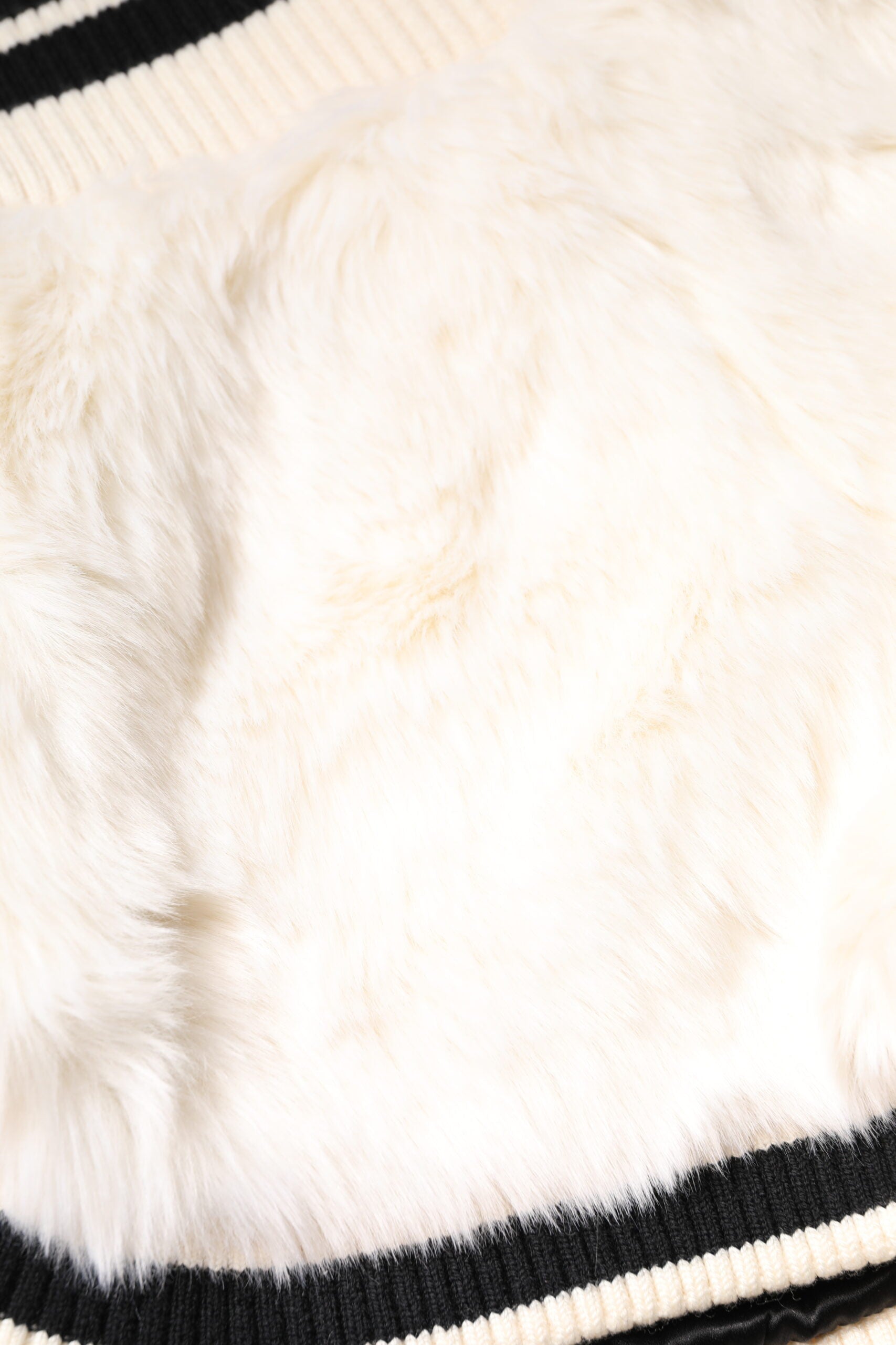 White Faux Fur High Waisted Hot Pants Short - ventzia