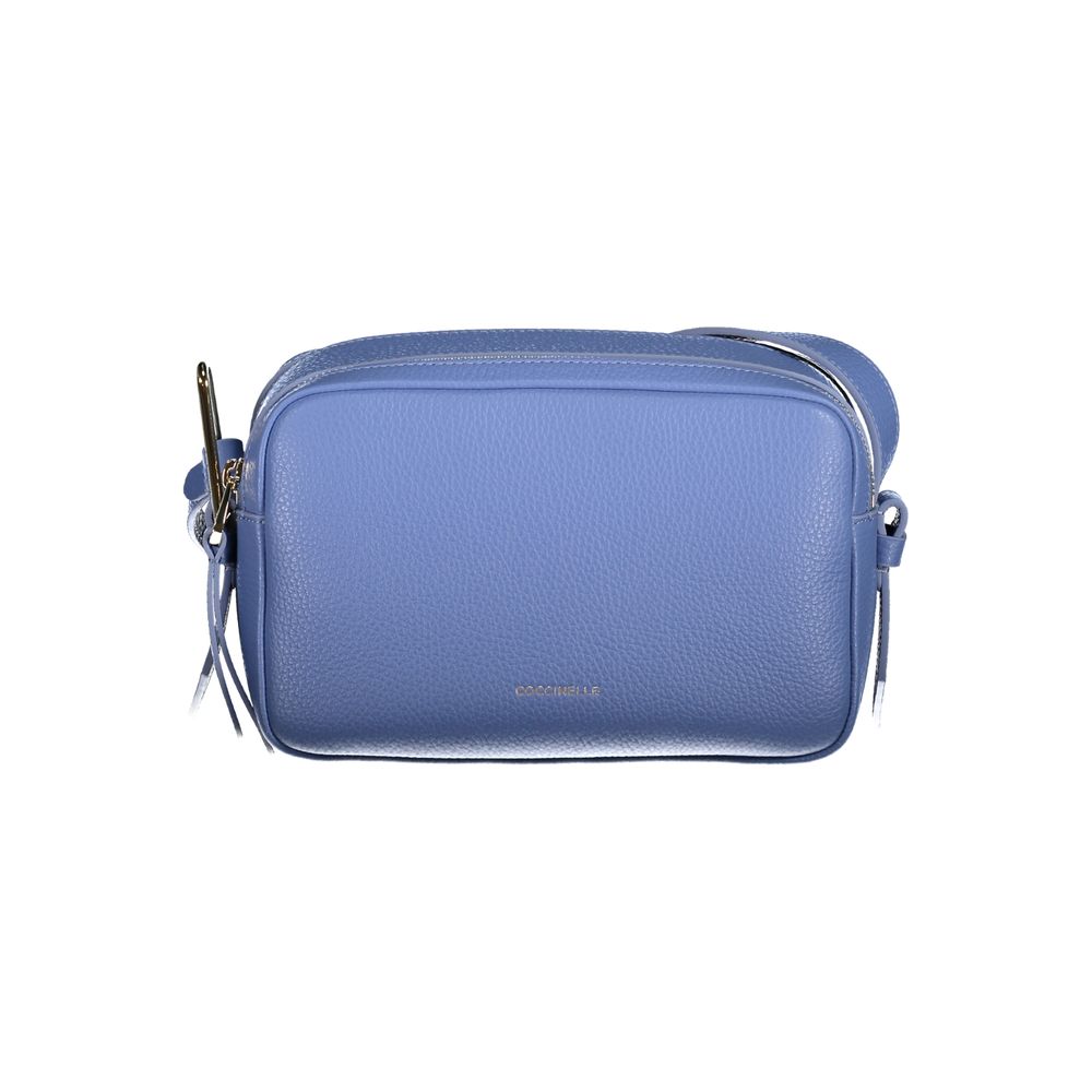Blue Leather Handbag