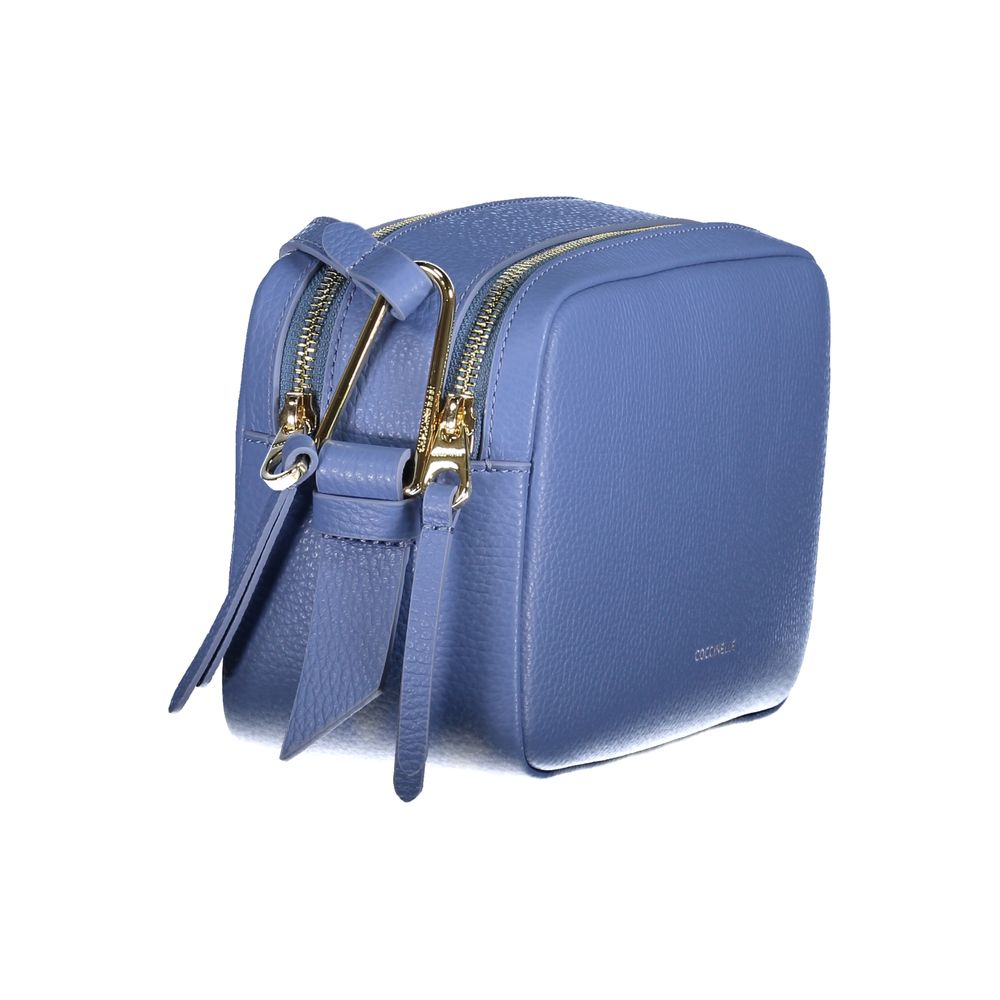 Blue Leather Handbag