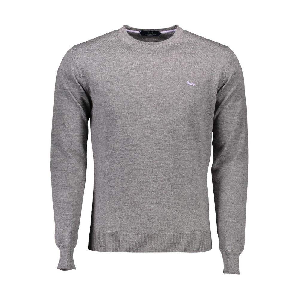 Grigio Wool Men Sweater - ventzia