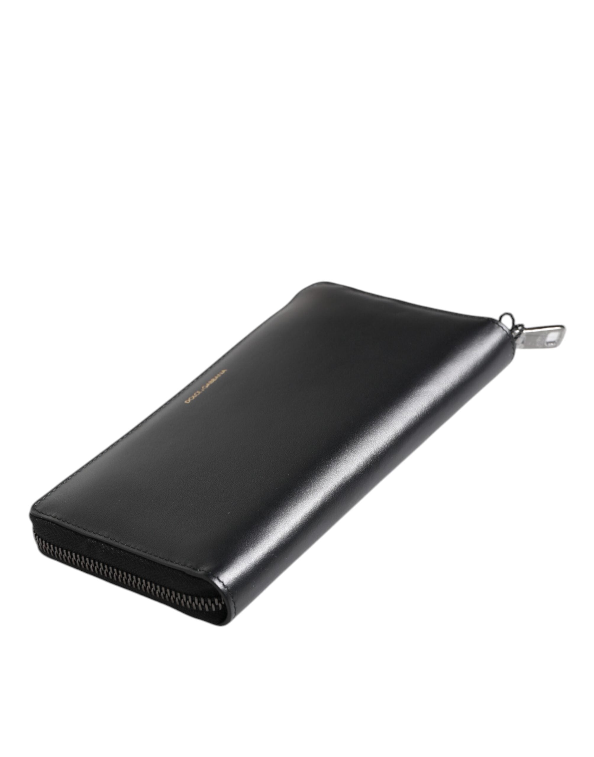 Black Blue Exotic Leather Embossed Continental Wallet - ventzia