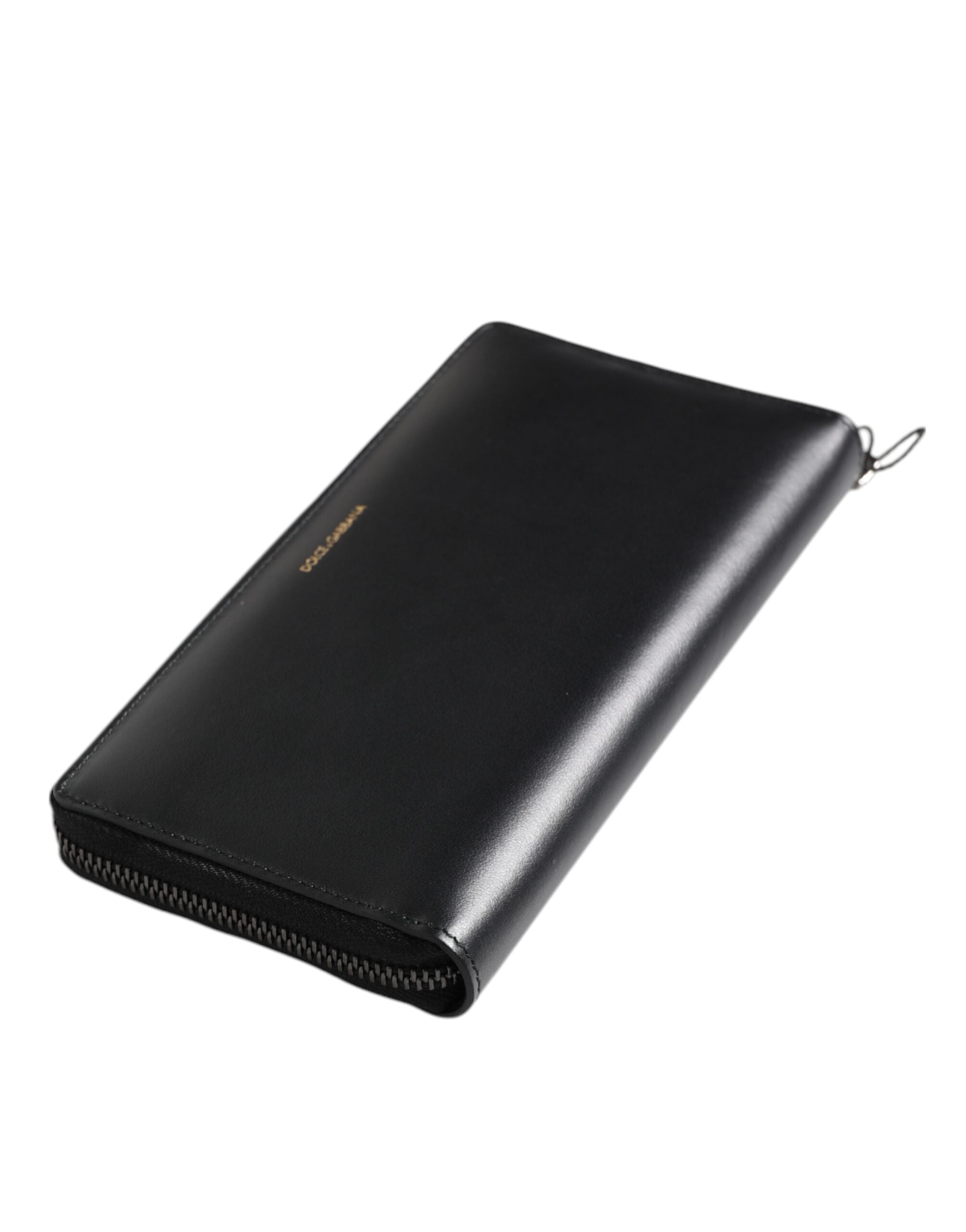 Black Blue Exotic Leather Embossed Continental Wallet - ventzia
