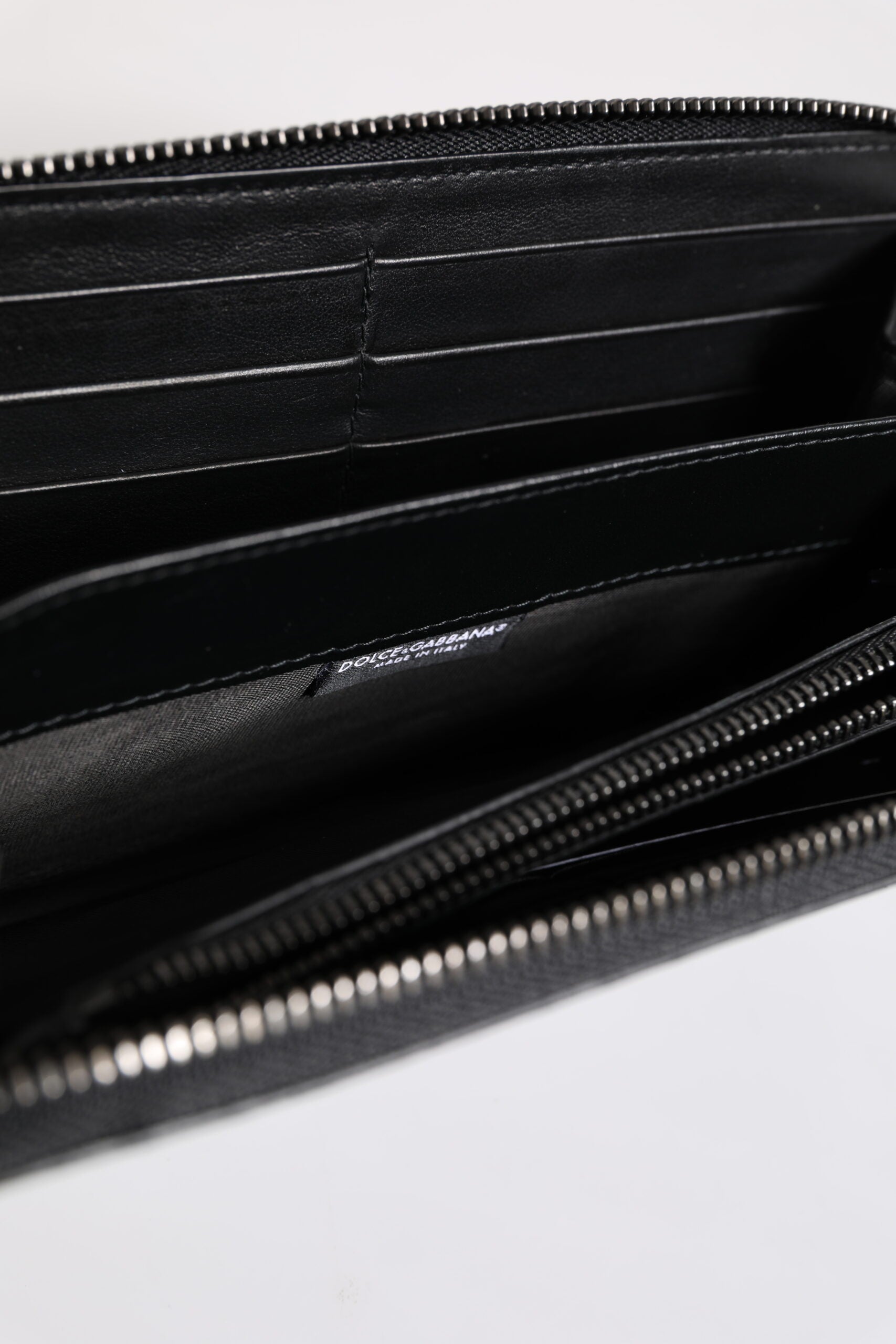 Black Blue Exotic Leather Embossed Continental Wallet - ventzia