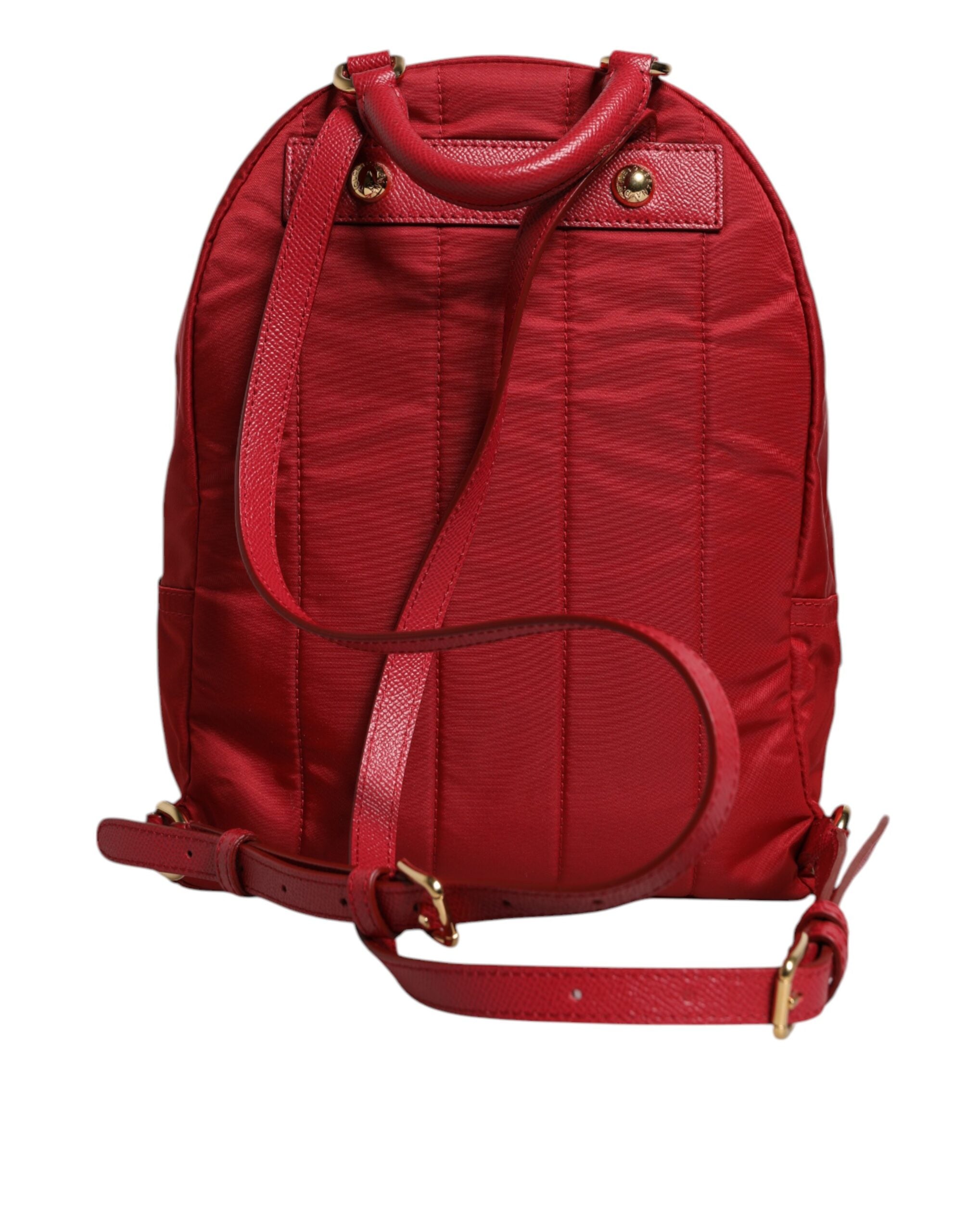 Red #DGFAMILY VULCANO Embellishment Backpack Bag - ventzia