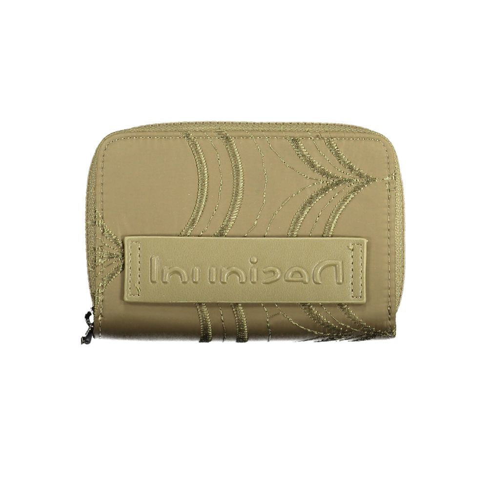 Green Polyester Women Wallet - ventzia