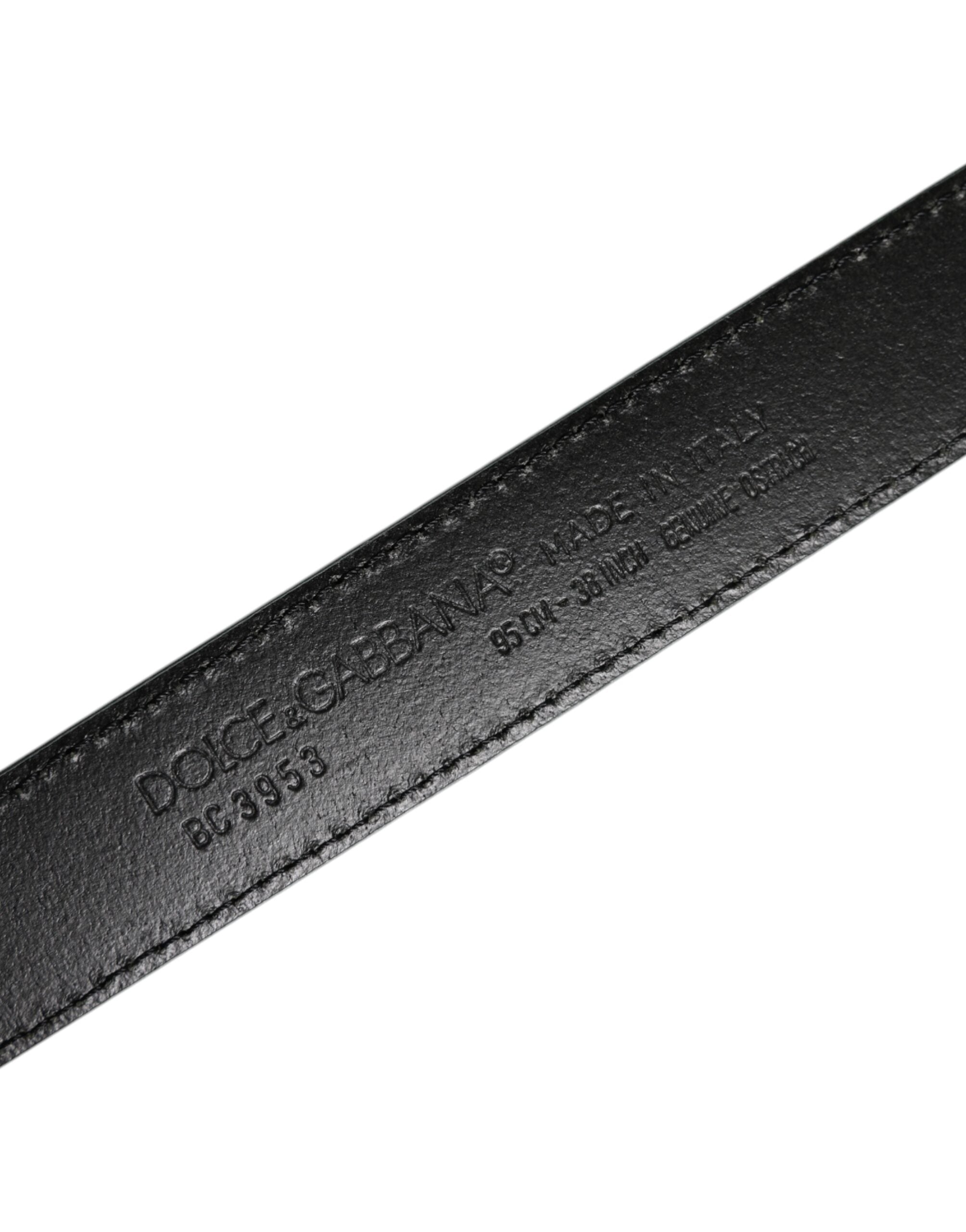 Green Leather Silver Tone Metal Buckle Belt - ventzia