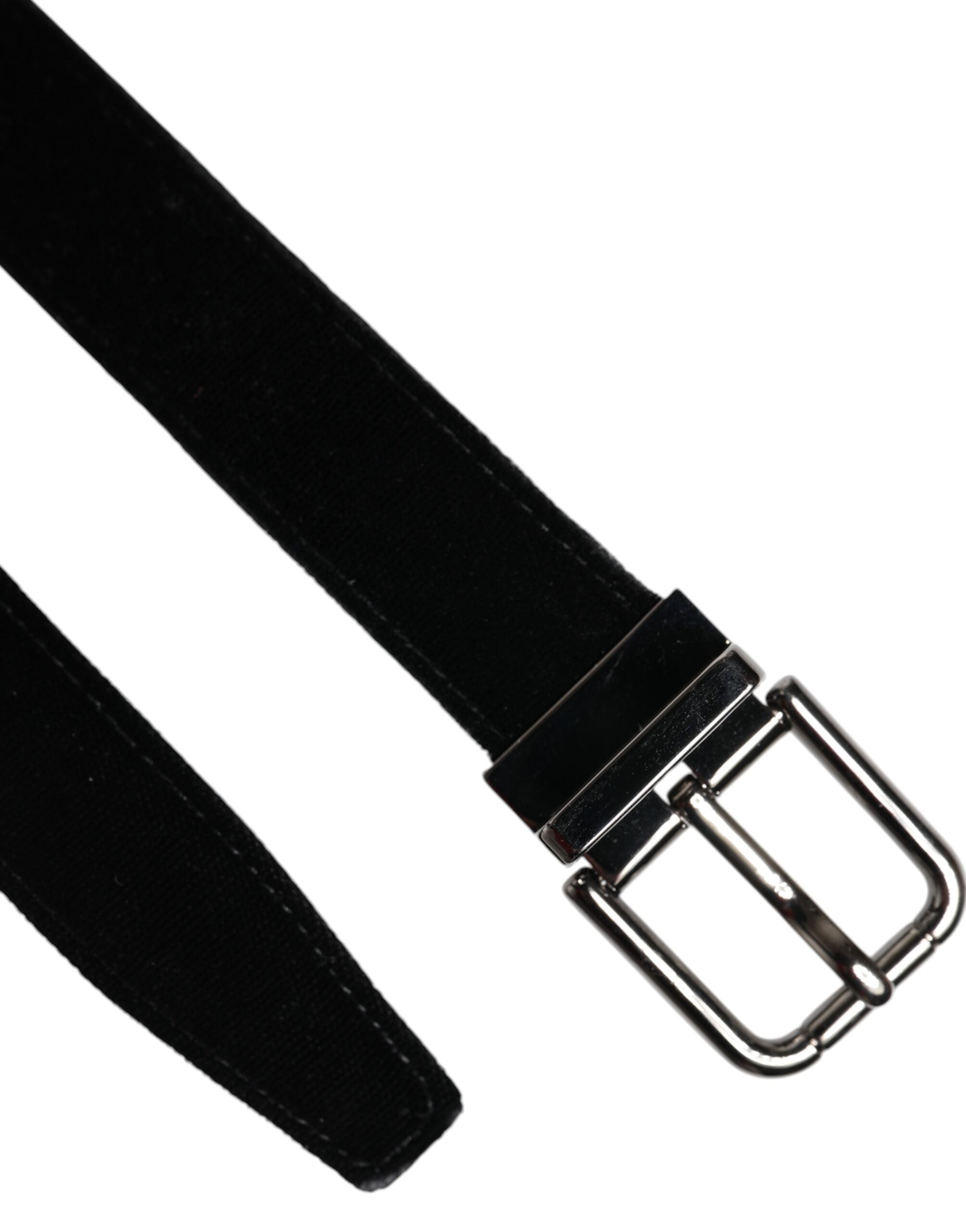 Black Leather Metal Buckle Classic Belt - ventzia
