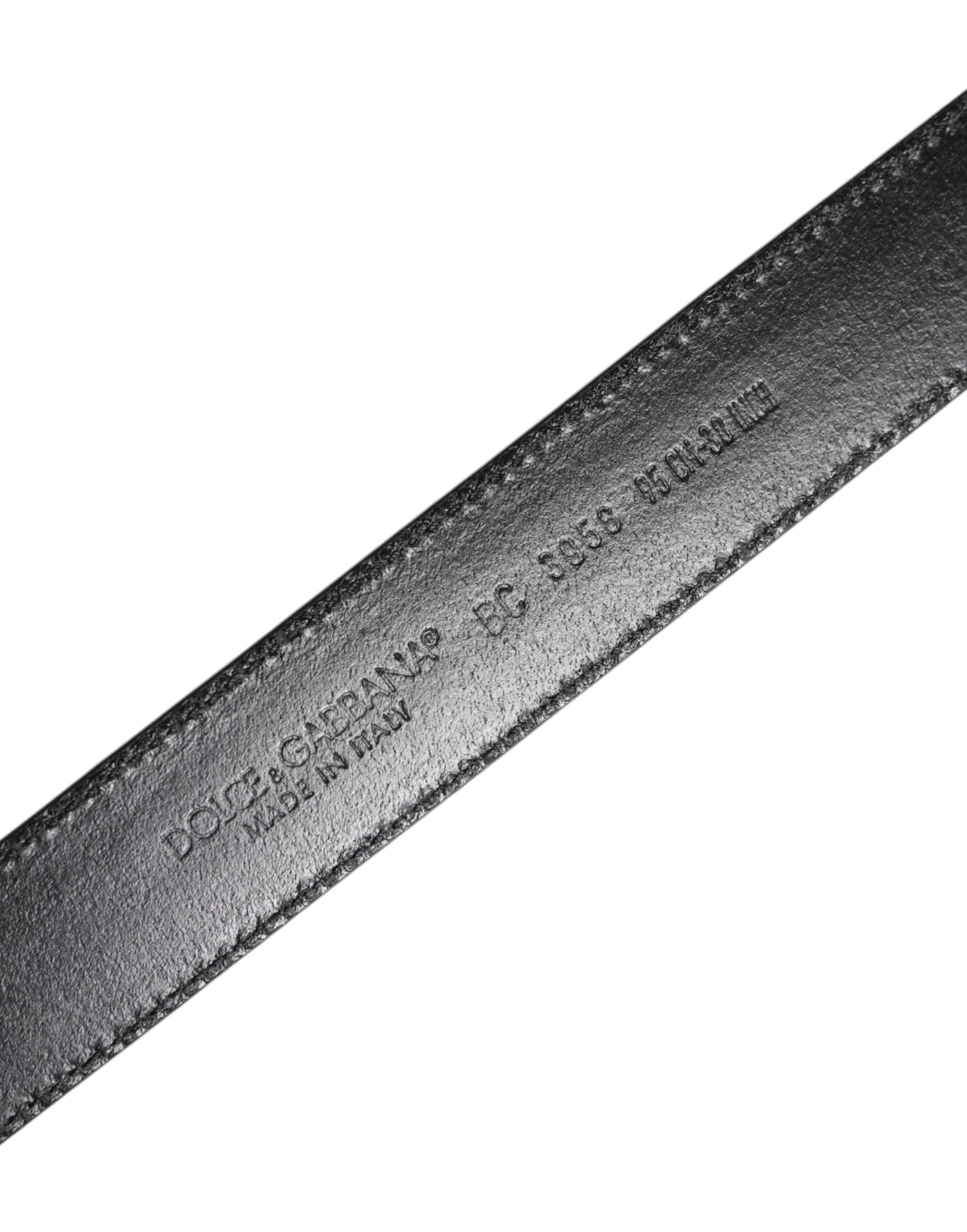 Black Brown Leather Classic Metal Buckle Belt - ventzia