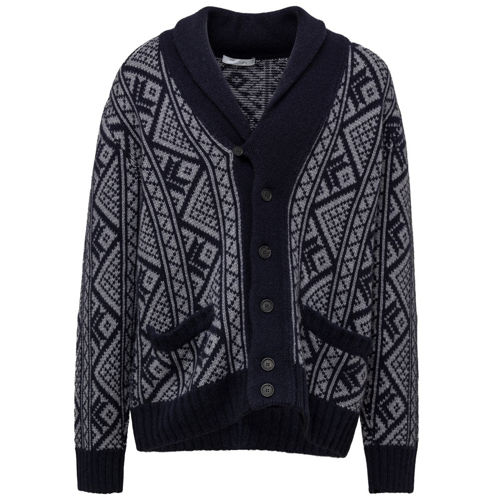 Bicolor Cashmere Cardigan - ventzia