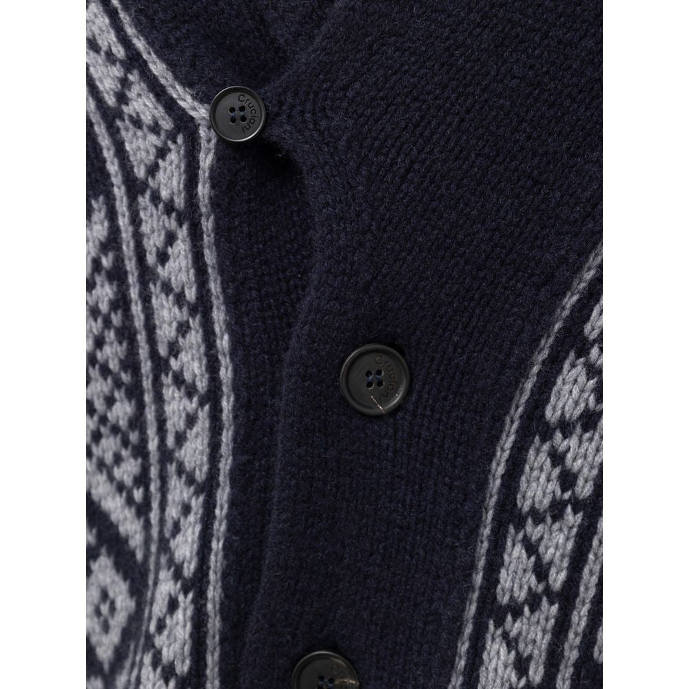 Bicolor Cashmere Cardigan - ventzia