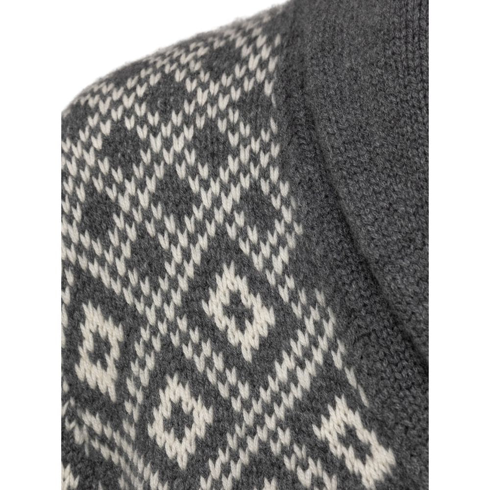 Bicolor Cashmere Cardigan - ventzia