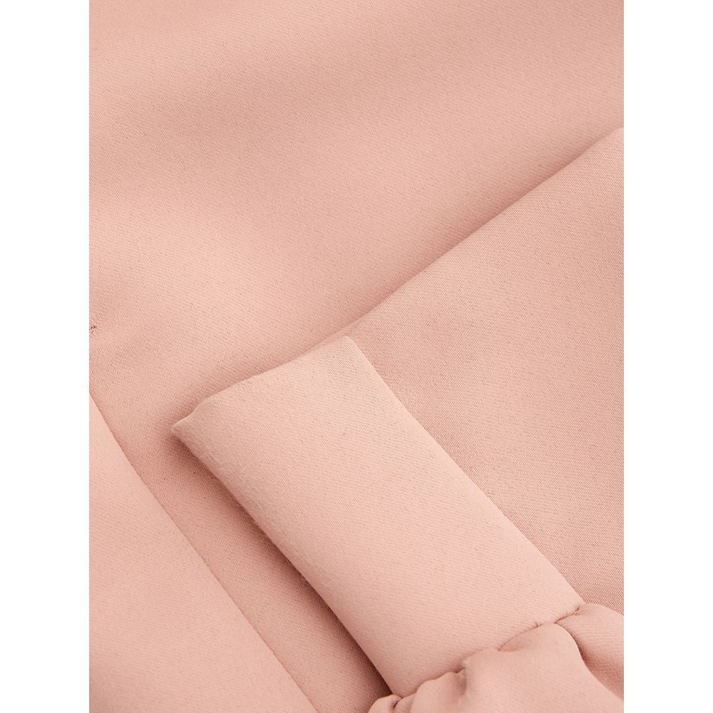 Elegant Pink Polyester Pants for Women - ventzia