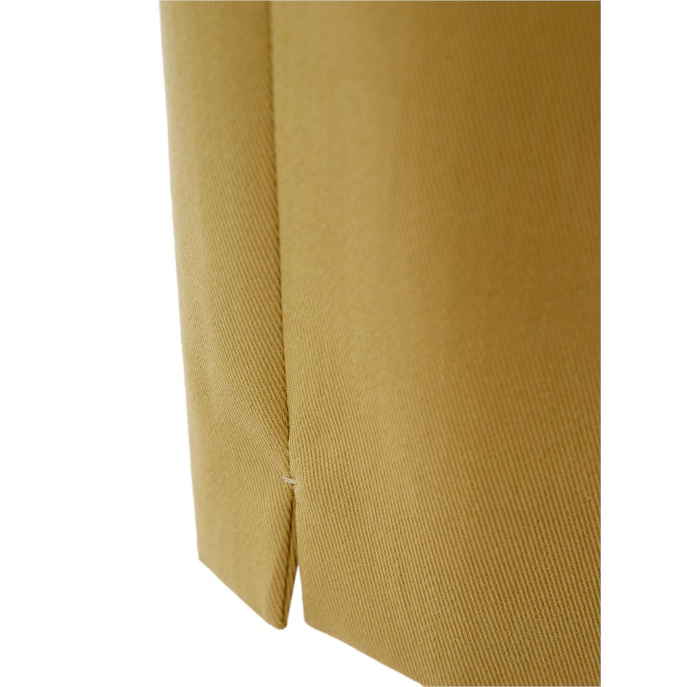 Golden Elegance Cotton Pants - ventzia