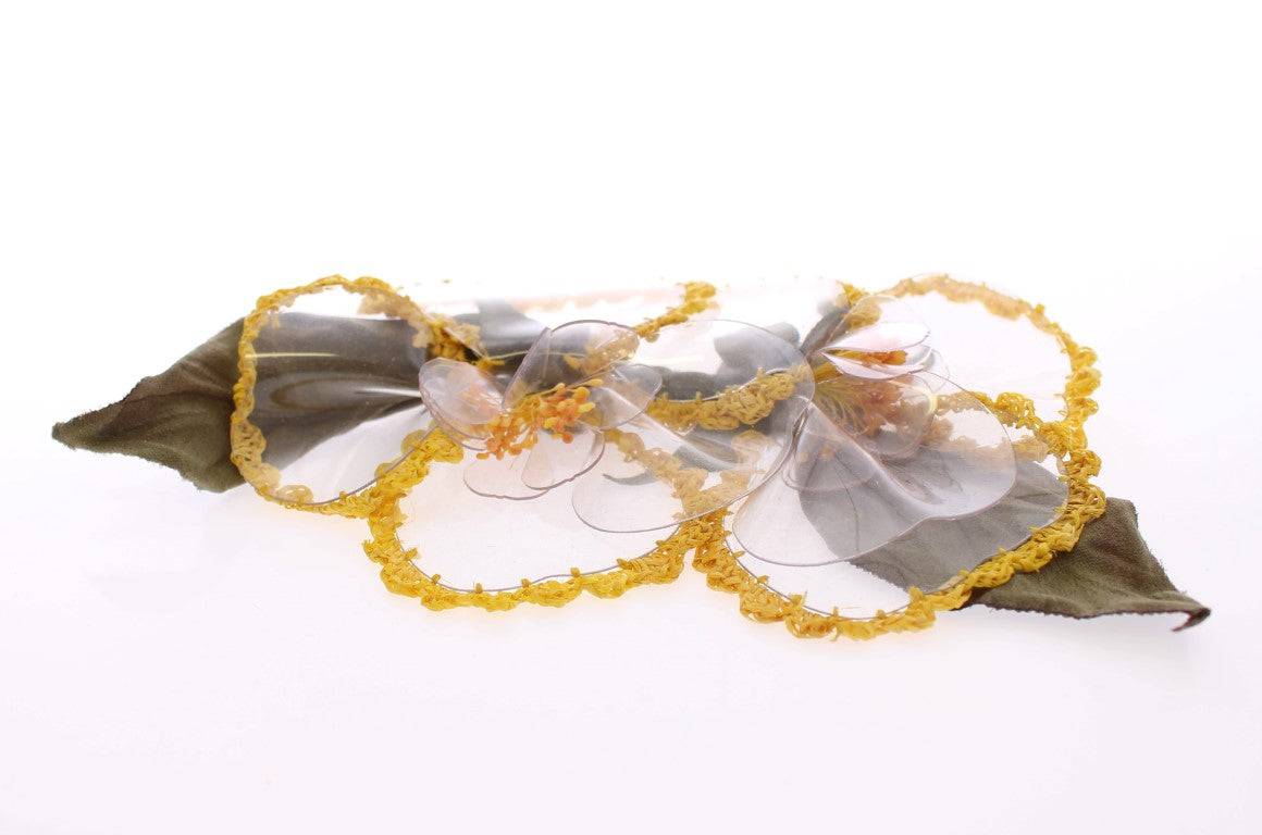 Exquisite Handmade Floral Silk Brooch - ventzia