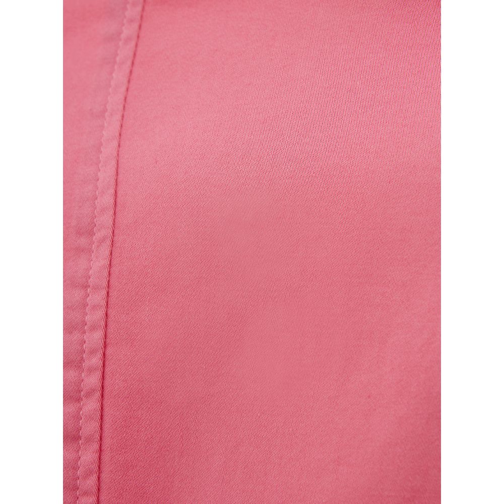 Elegant Pink Cotton Jacket for Her - ventzia
