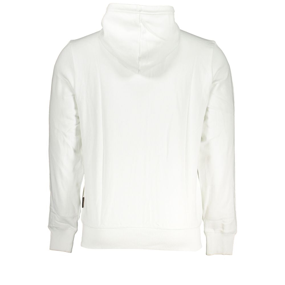 White Cotton Men's Hoodie - ventzia
