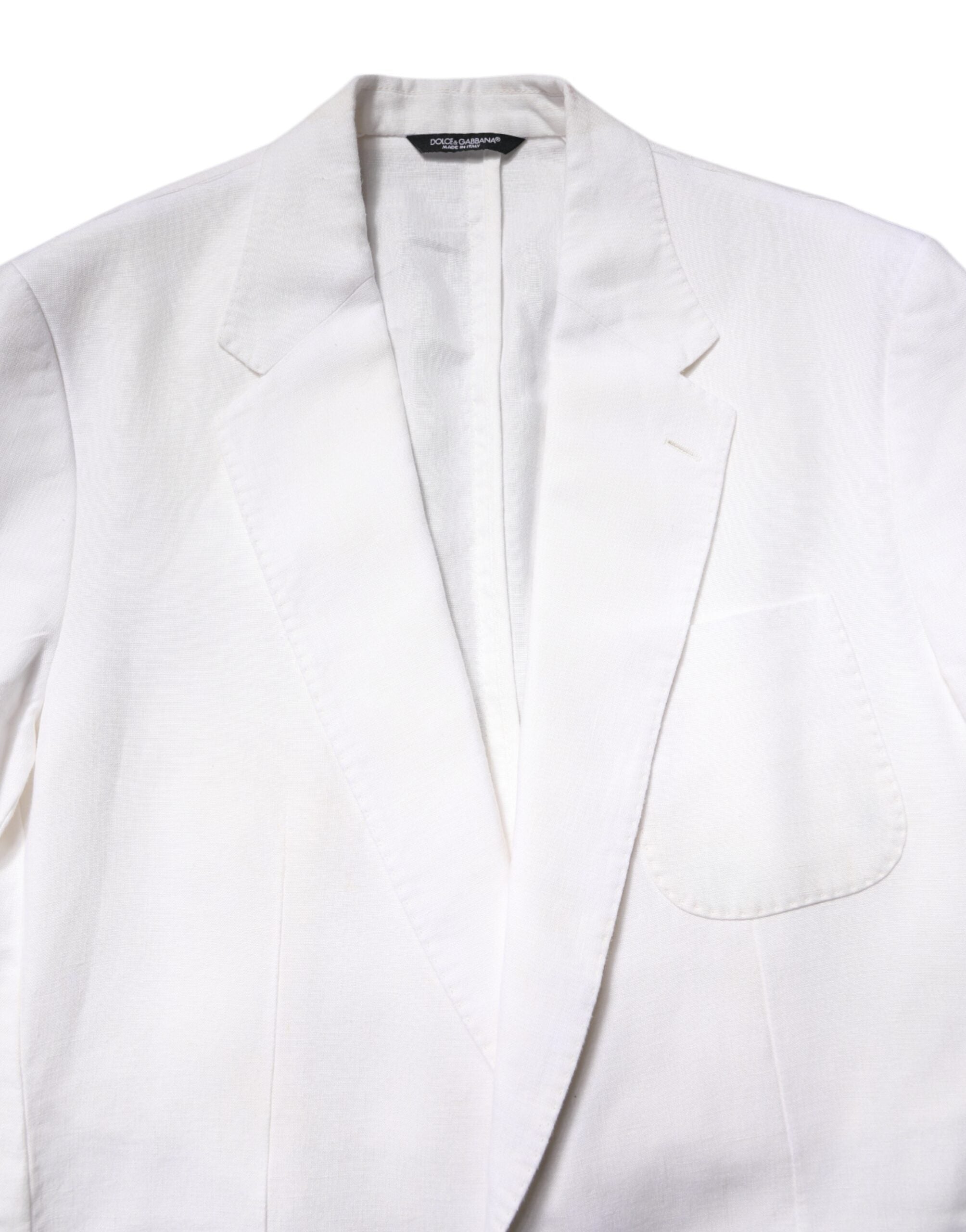 White Single Breasted Men Coat Blazer Suit - ventzia