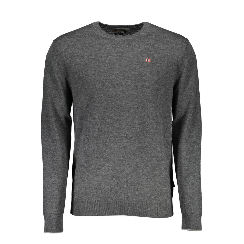 Grigio Wool Mens Sweater - ventzia