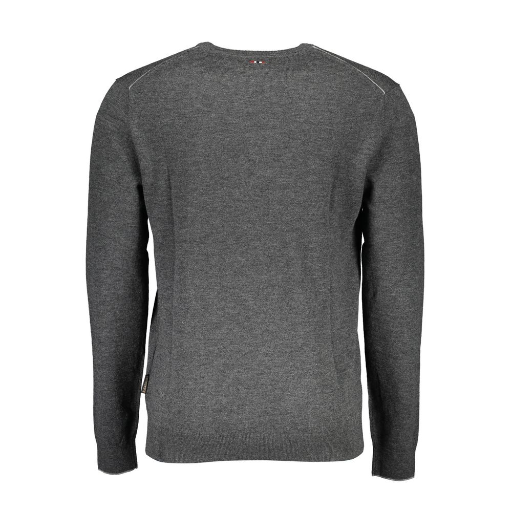Grigio Wool Mens Sweater - ventzia
