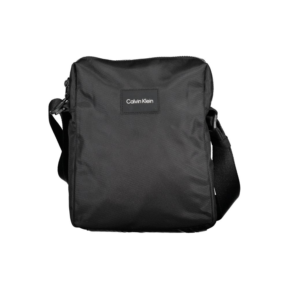 "Black Polyester Mens Shoulder Bag" - ventzia