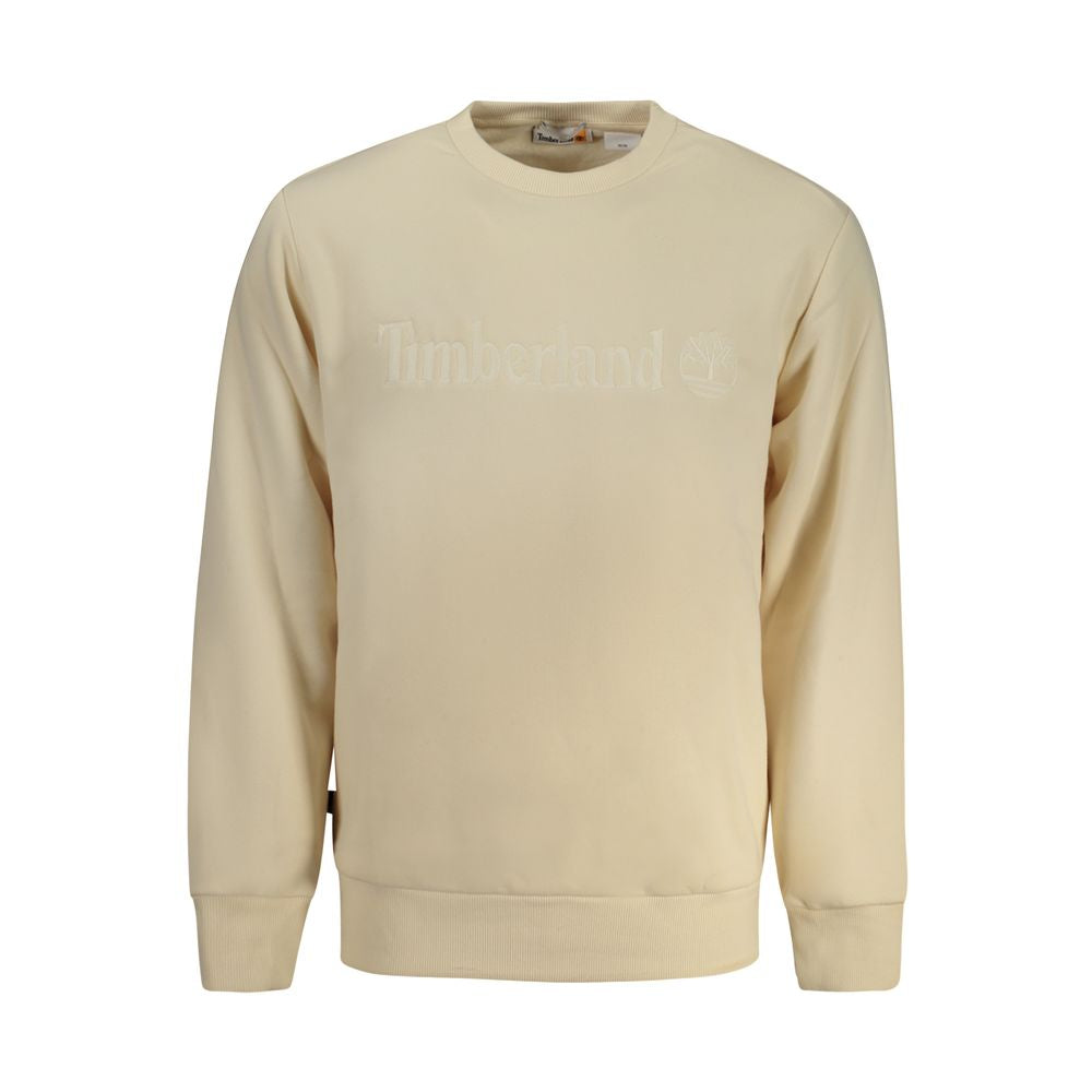 Beige Cotton Men's Sweatshirt - ventzia
