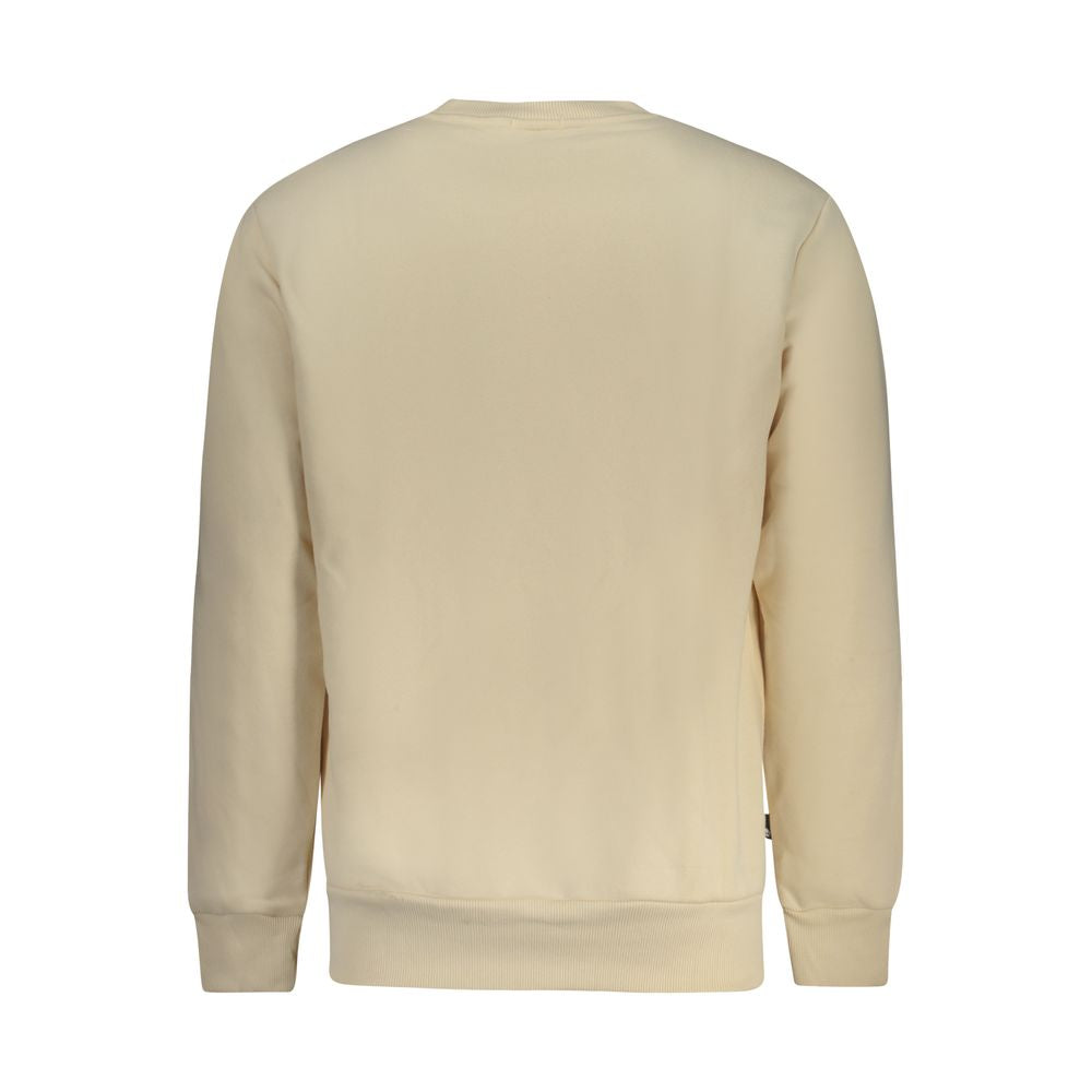 Beige Cotton Men's Sweatshirt - ventzia