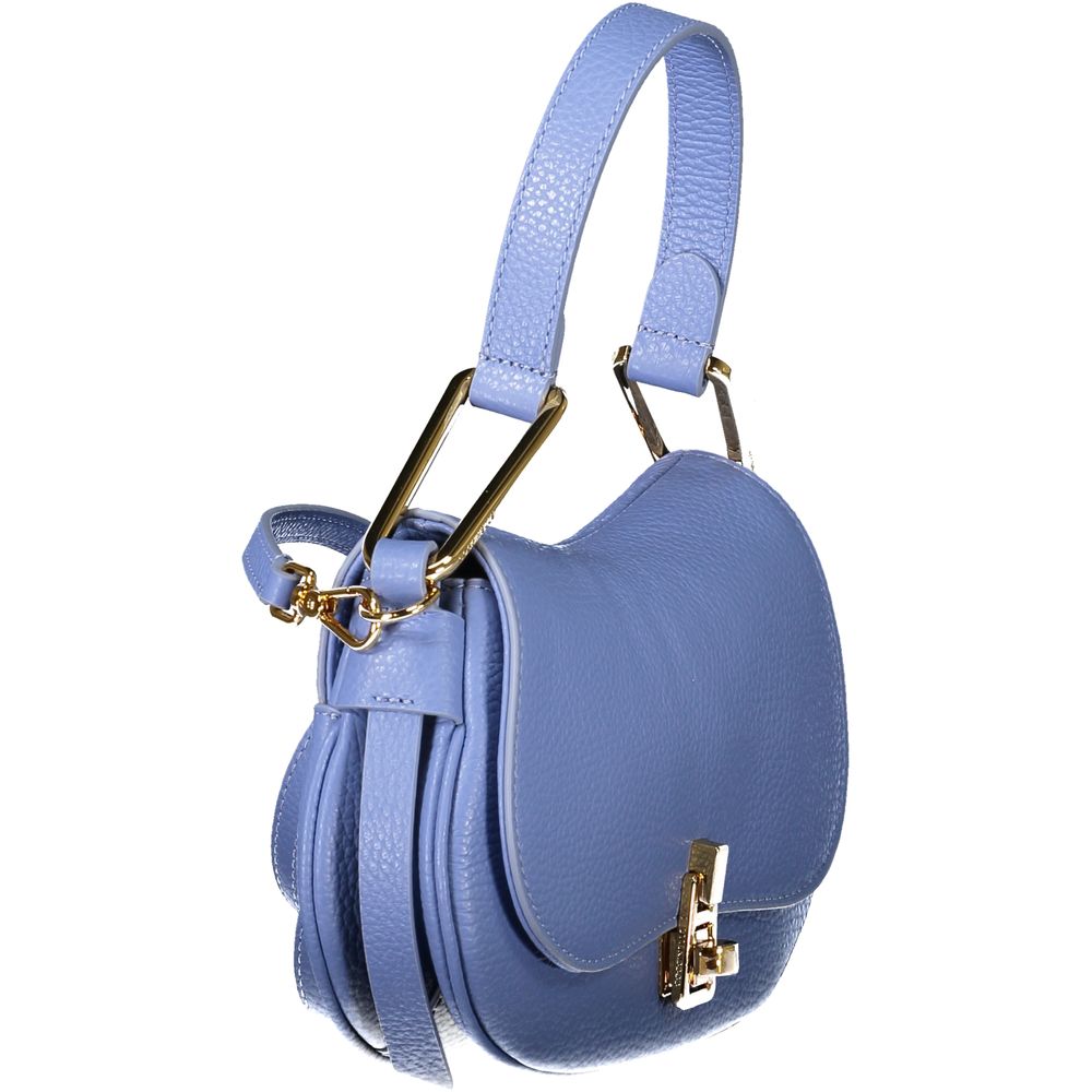 Blue Leather Handbag