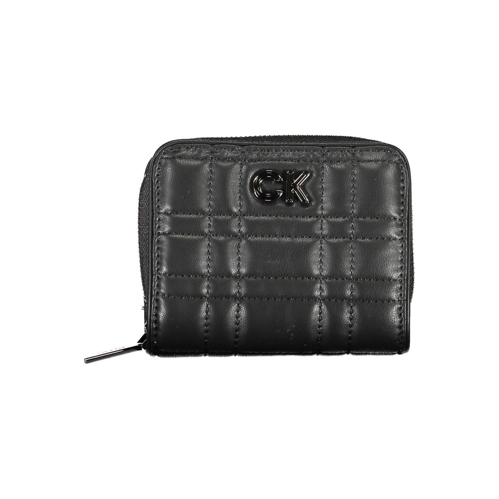 Nero Polyester Woman Wallet - ventzia