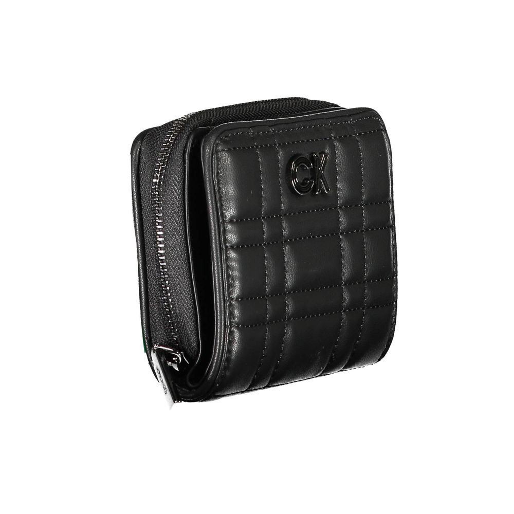 Nero Polyester Woman Wallet - ventzia