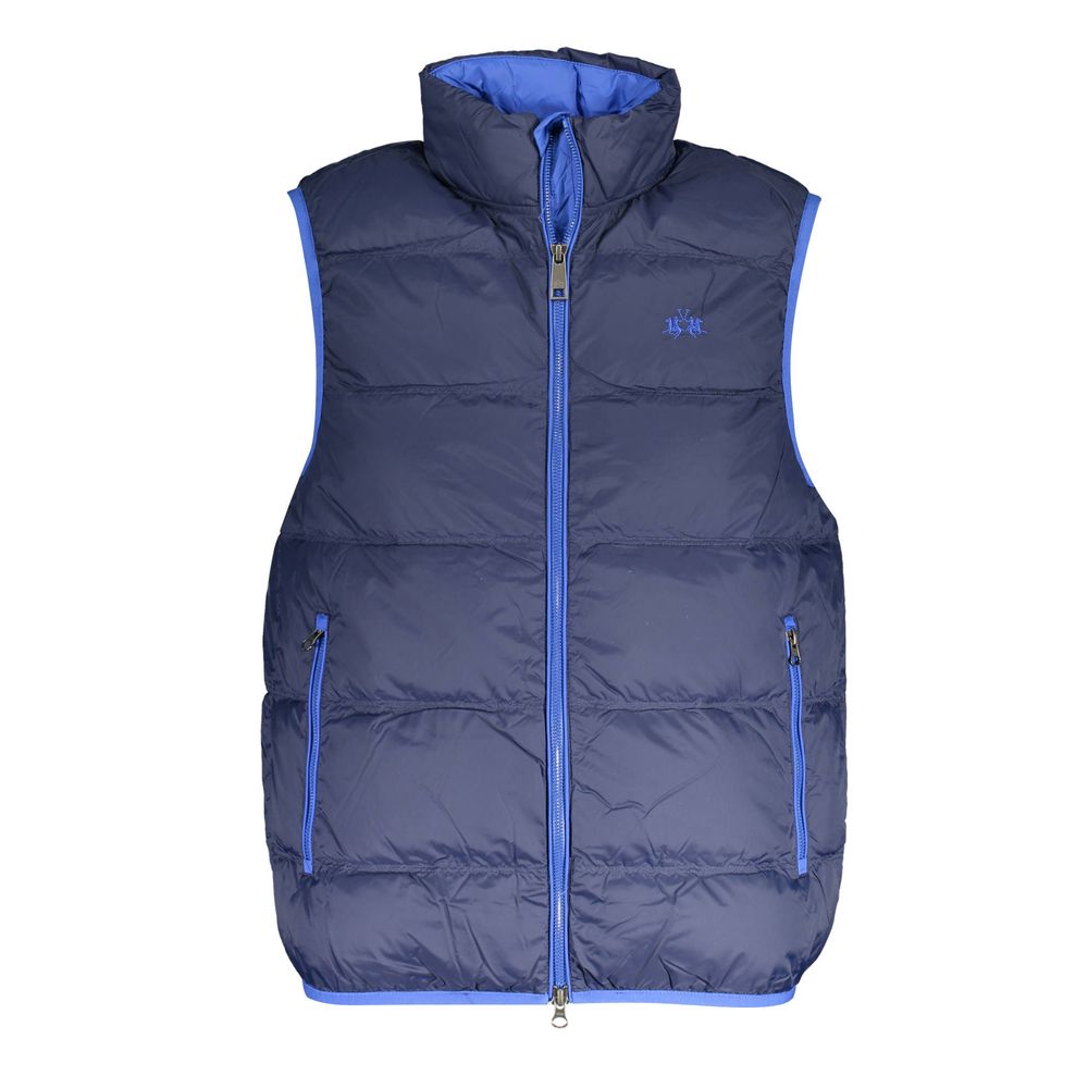 Blu Polyamide Men's Vest - ventzia