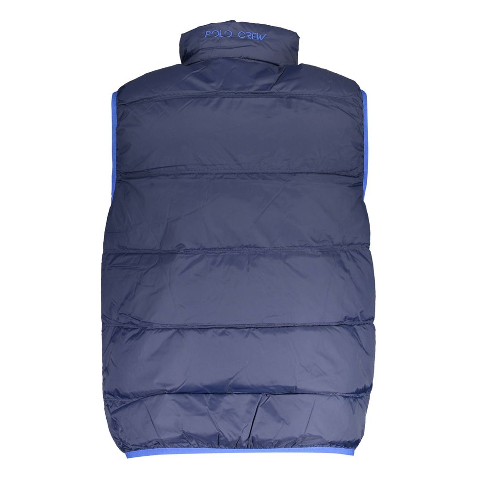 Blu Polyamide Men's Vest - ventzia