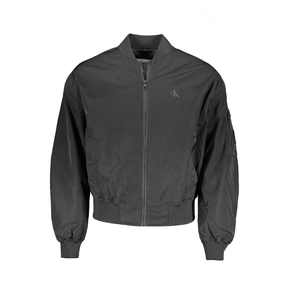 Sleek Long Sleeve Zip-Up Jacket - ventzia