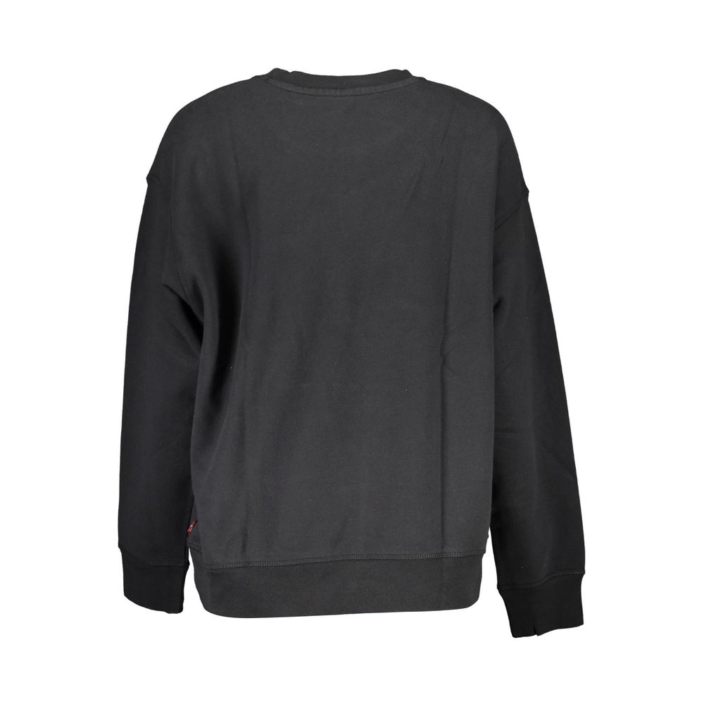 Black Cotton Women Sweater - ventzia