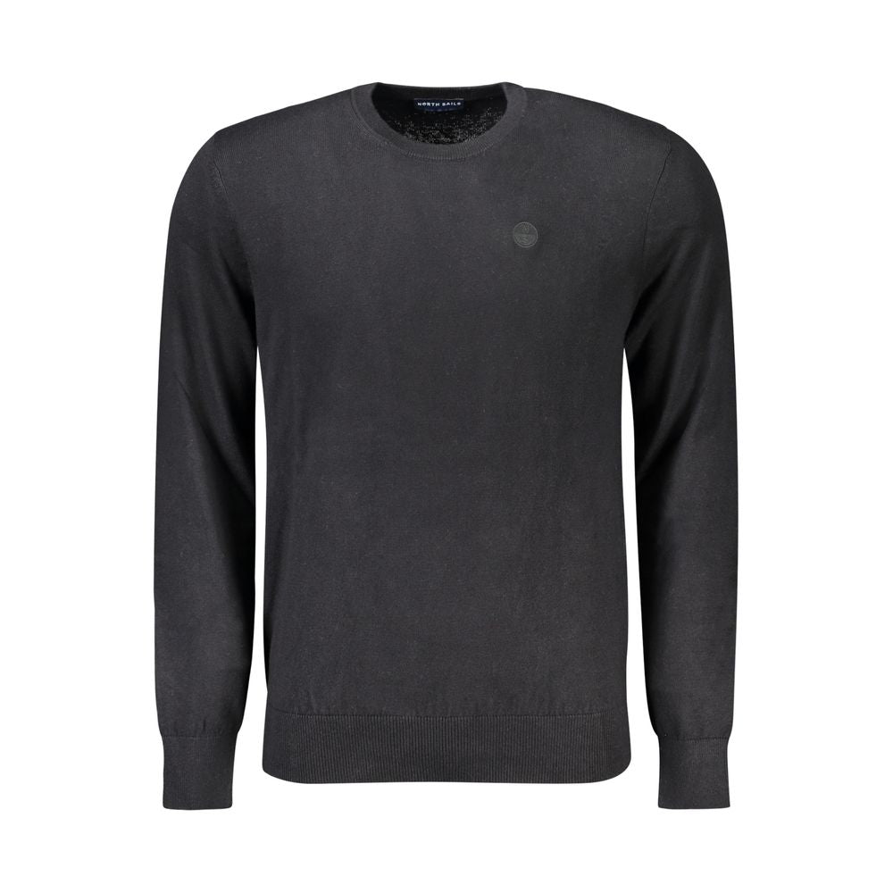 Black Cotton Men Sweater - ventzia